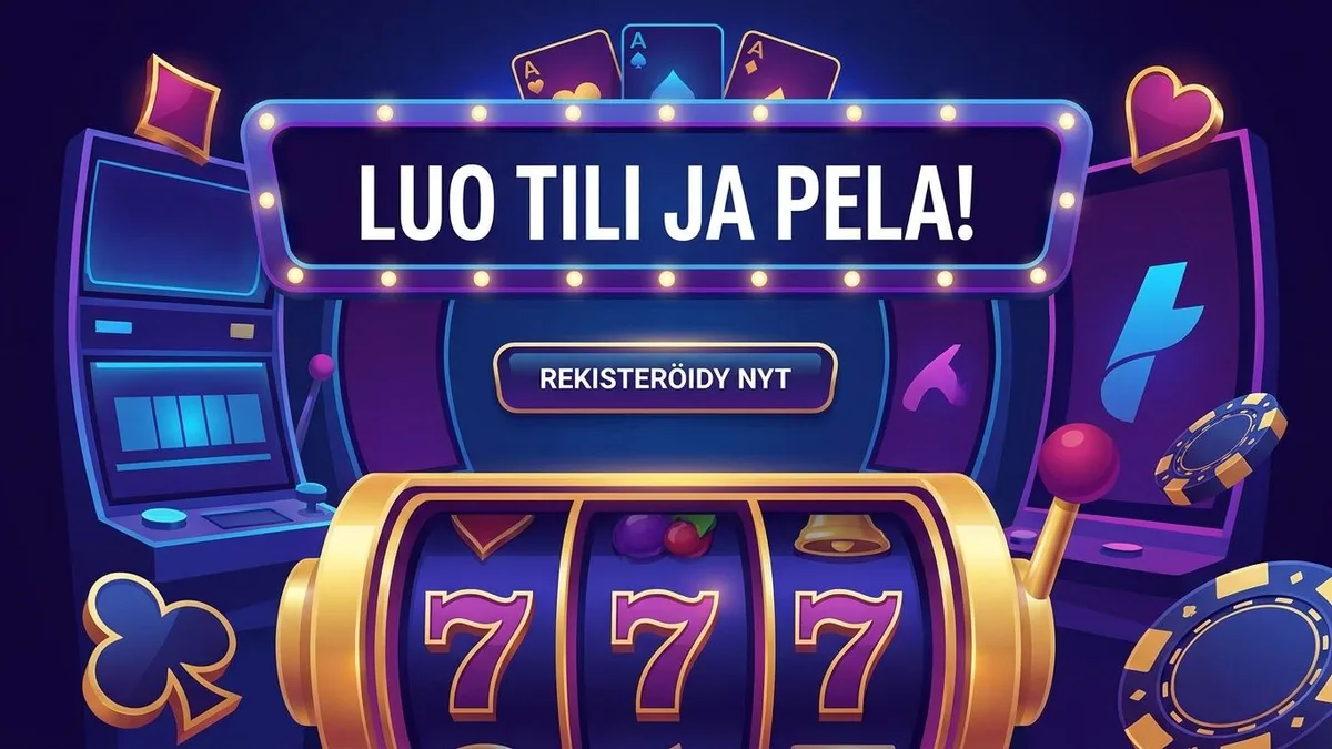 Rekisteröidy bonuksen kanssa